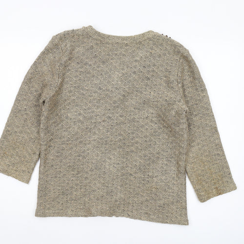 Marks and Spencer Women's Beige Cardigan Size L