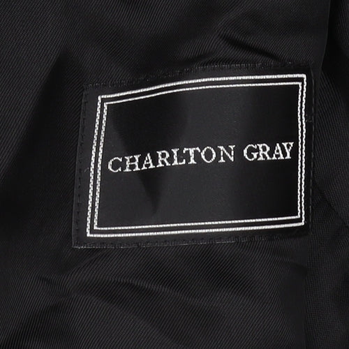Charlton Gray Men's Black Tuxedo Blazer 48S