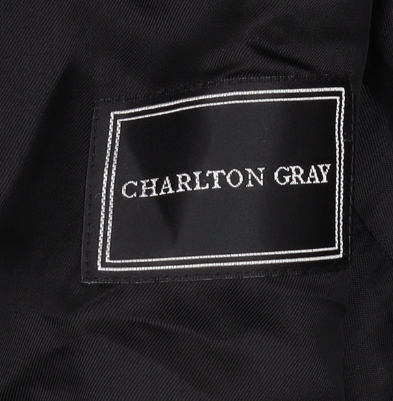 Charlton Gray Men's Black Tuxedo Blazer 48S