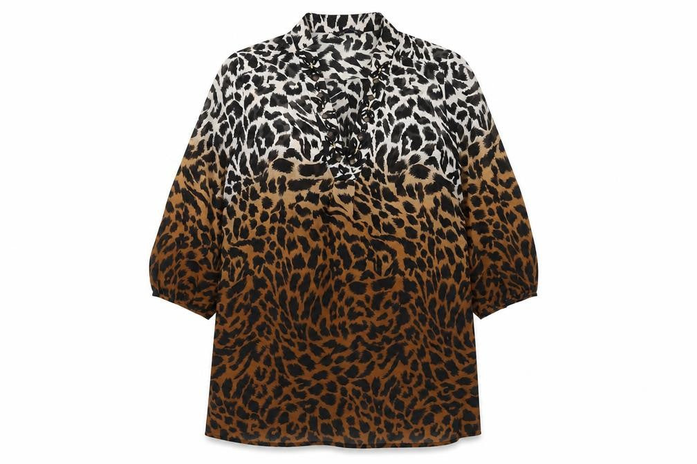 Front view of Marks & Spencer Women's Multicoloured Blouse, size 14
