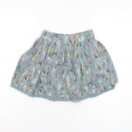 FatFace Girls Pleated Multicoloured Skirt 4-5 Years