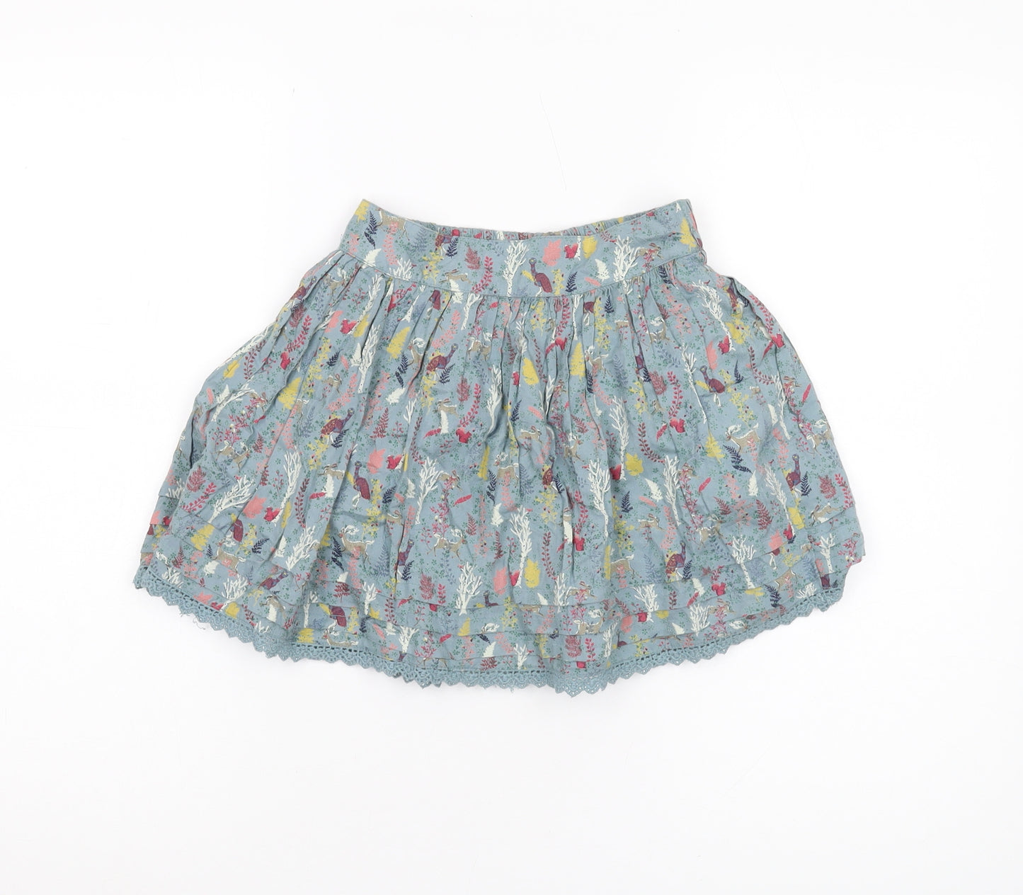 FatFace Girls Pleated Multicoloured Skirt 4-5 Years