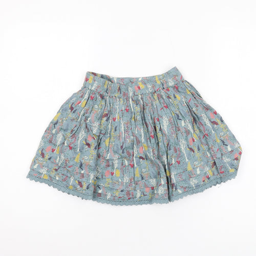 FatFace Girls Pleated Multicoloured Skirt 4-5 Years