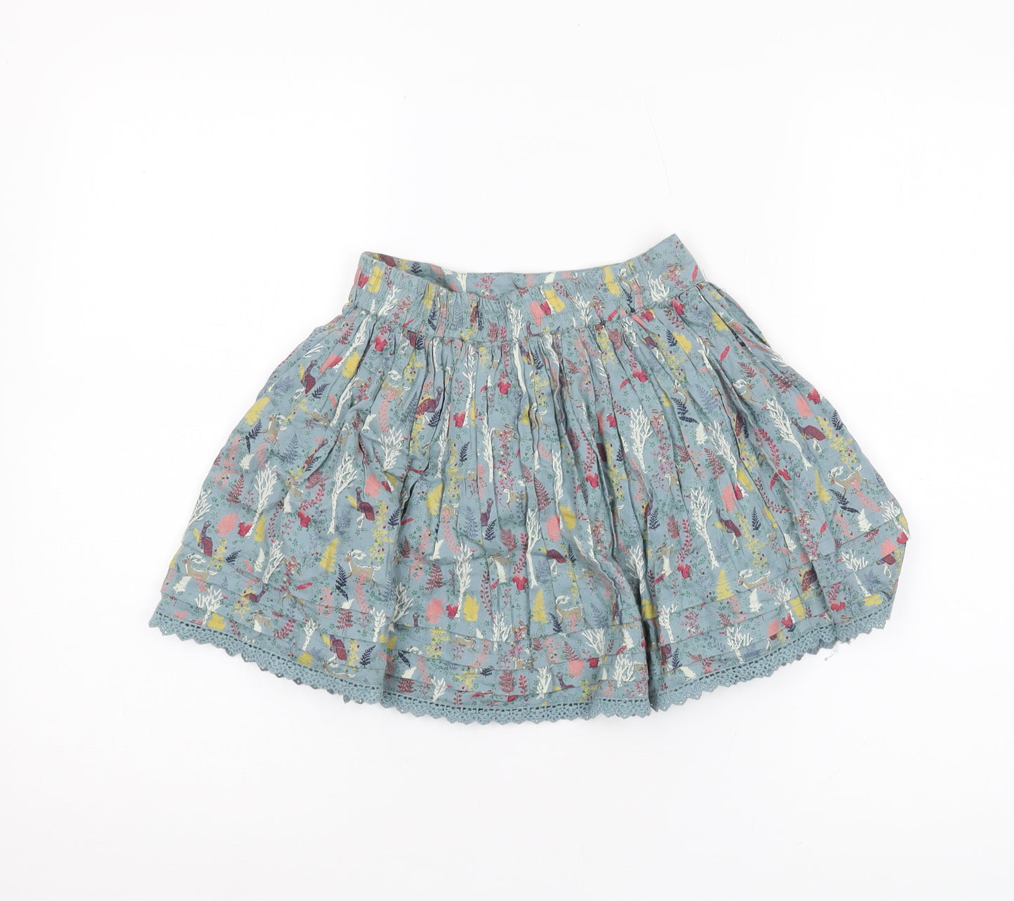 FatFace Girls Pleated Multicoloured Skirt 4-5 Years