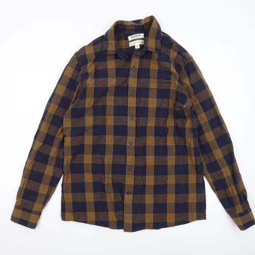 Goodthreads Men's Multicoloured Plaid Shirt Medium