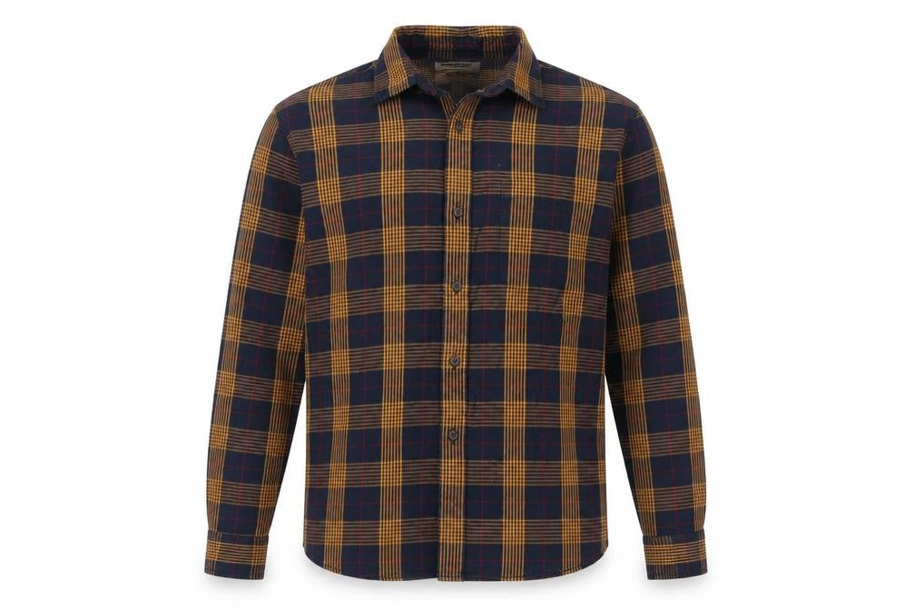 Goodthreads Men's Multicoloured Plaid Shirt Medium