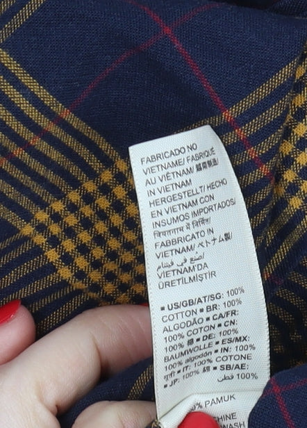 Goodthreads Men's Multicoloured Plaid Shirt Medium