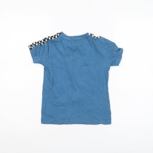 Next Boys Blue Mario Kart T-Shirt, Size 5 Years, Graphic Print