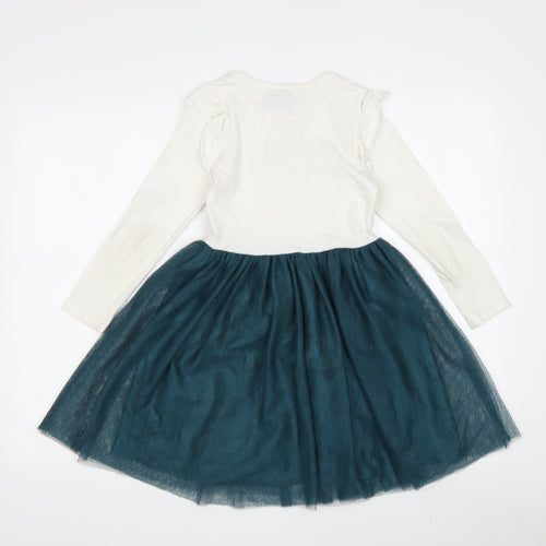 Disney Girls Multicoloured A-Line Dress, Size 6-7, Encanto Princess