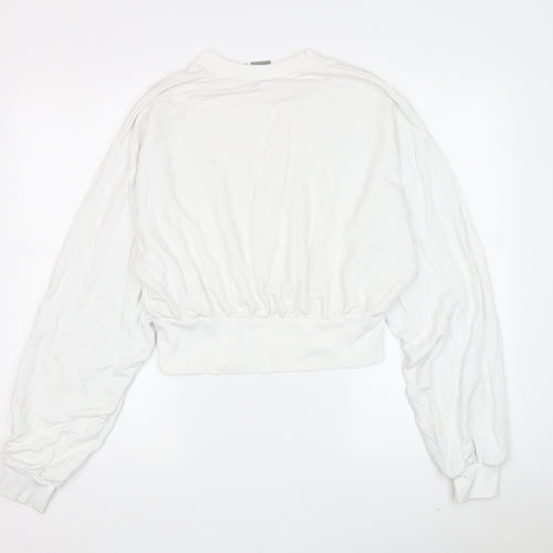 ASOS Women's White Pullover Sweatshirt Size 10