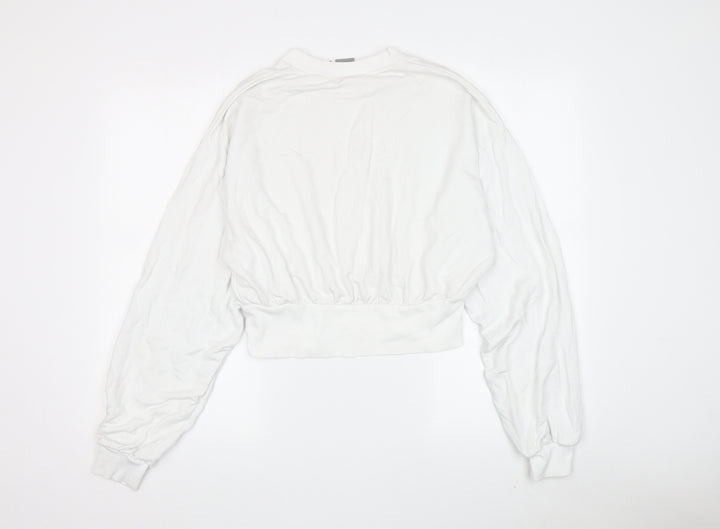 ASOS Women's White Pullover Sweatshirt Size 10