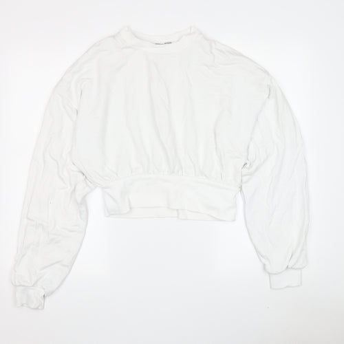 ASOS Women's White Pullover Sweatshirt Size 10