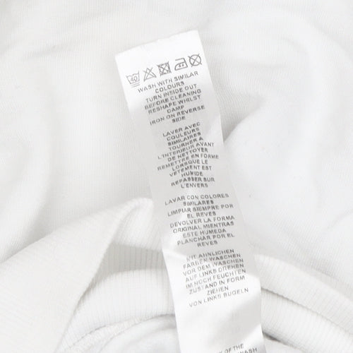 ASOS Women's White Pullover Sweatshirt Size 10