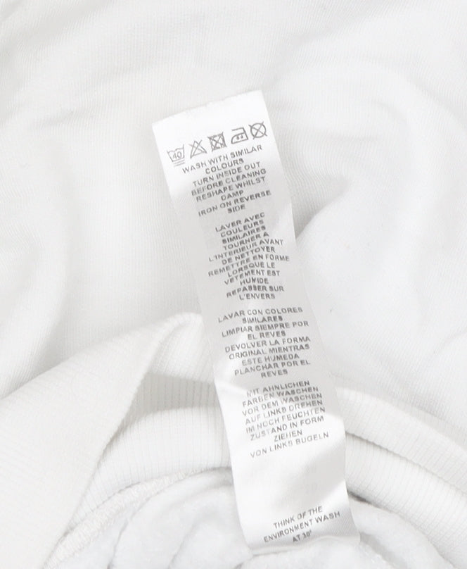 ASOS Women's White Pullover Sweatshirt Size 10