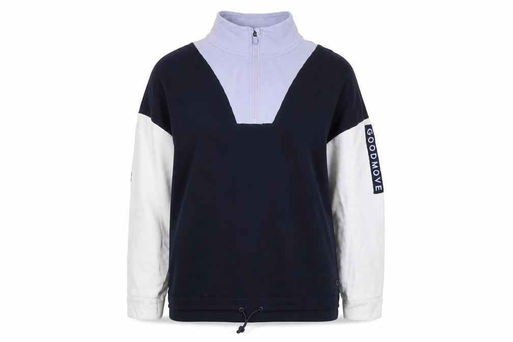 Front view of Marks & Spencer Women's Blue 12 Pullover Sweatshirt