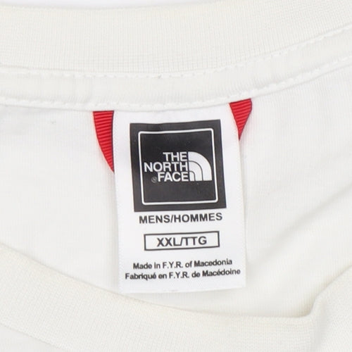 The North Face Men's White 2XL Logo T-Shirt