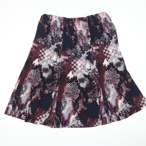 Anna Rose Women's Multicoloured Flare Skirt