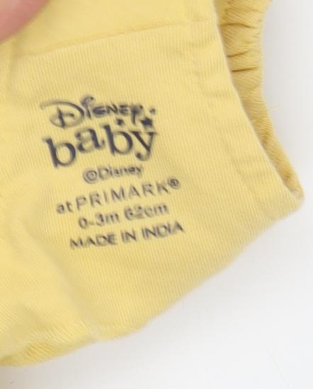 Disney Baby Unisex Yellow Romper, 0-3 Months, The Lion King