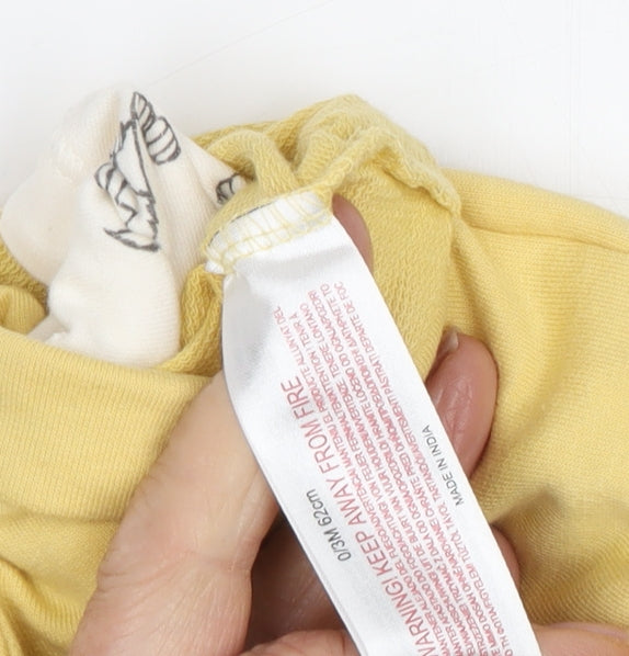 Disney Baby Unisex Yellow Romper, 0-3 Months, The Lion King