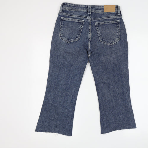 H&M Women's Blue Cropped Jeans Size 6