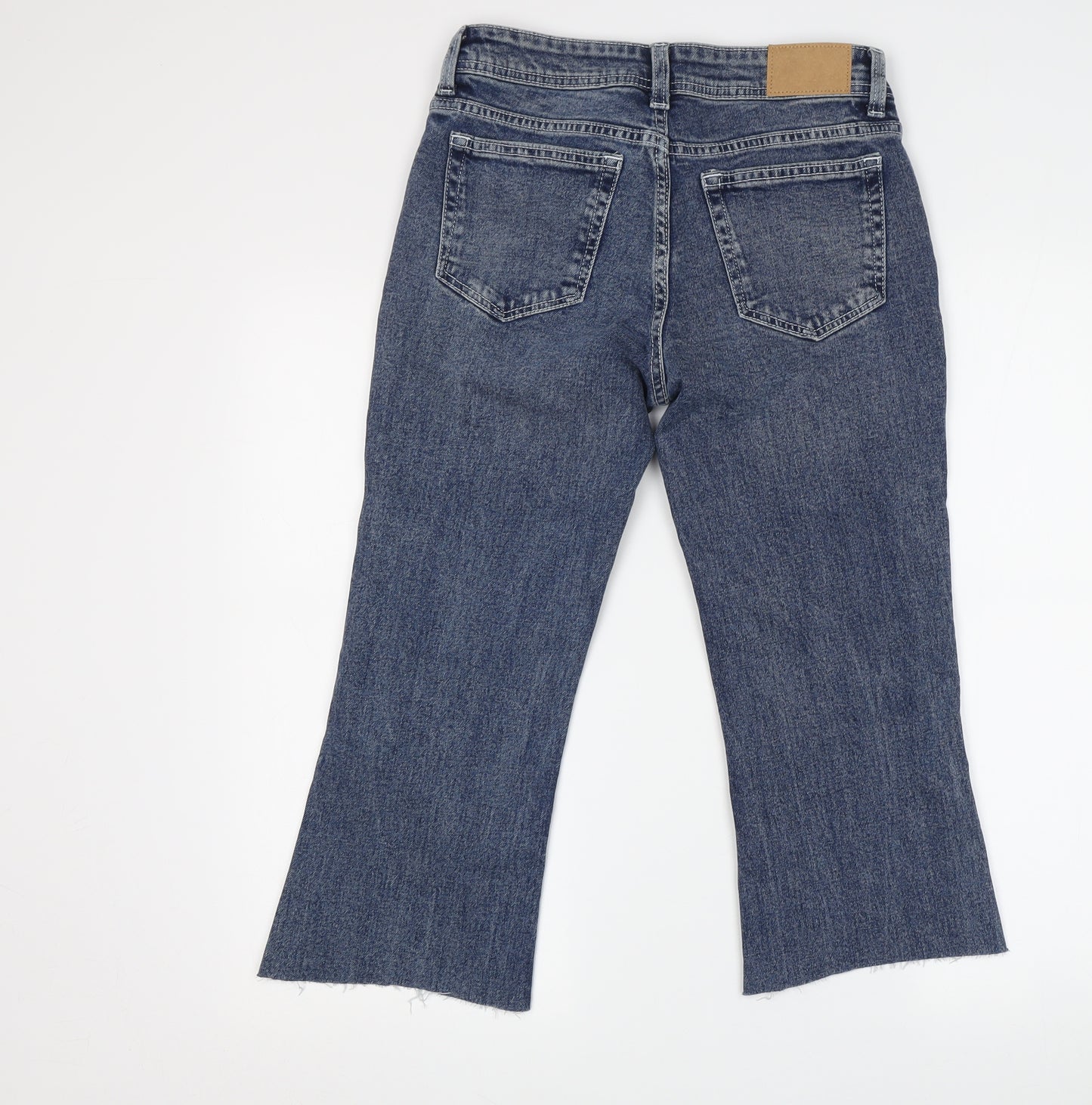 H&M Women's Blue Cropped Jeans Size 6