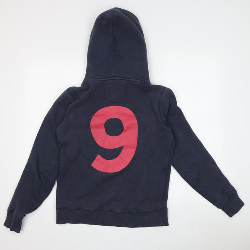 Jack Wills Women's Blue Logo Pullover Hoodie Size 8