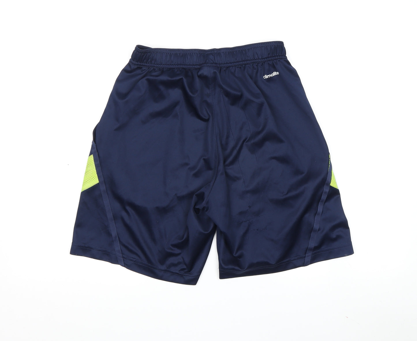 Adidas Boys Blue Athletic Shorts, Size 8-9 Years