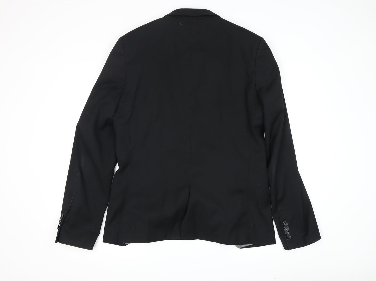 Topman Men's Black Blazer Jacket Size 40 Regular Fit