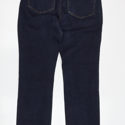 NYDJ Women's Blue Straight Jeans, Size 8 Plus