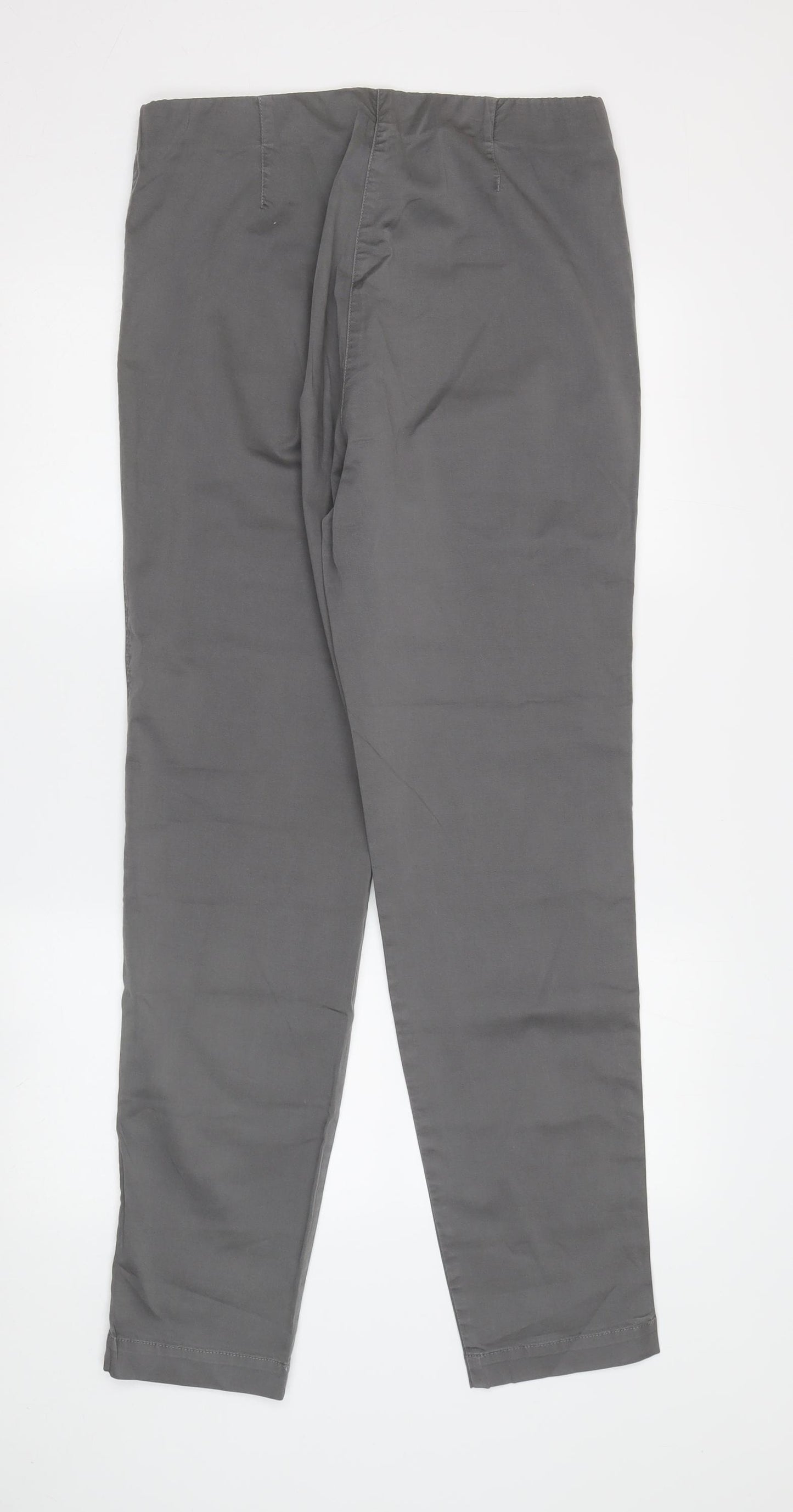 Oska Women's Grey Straight Leg Trousers - Size M
