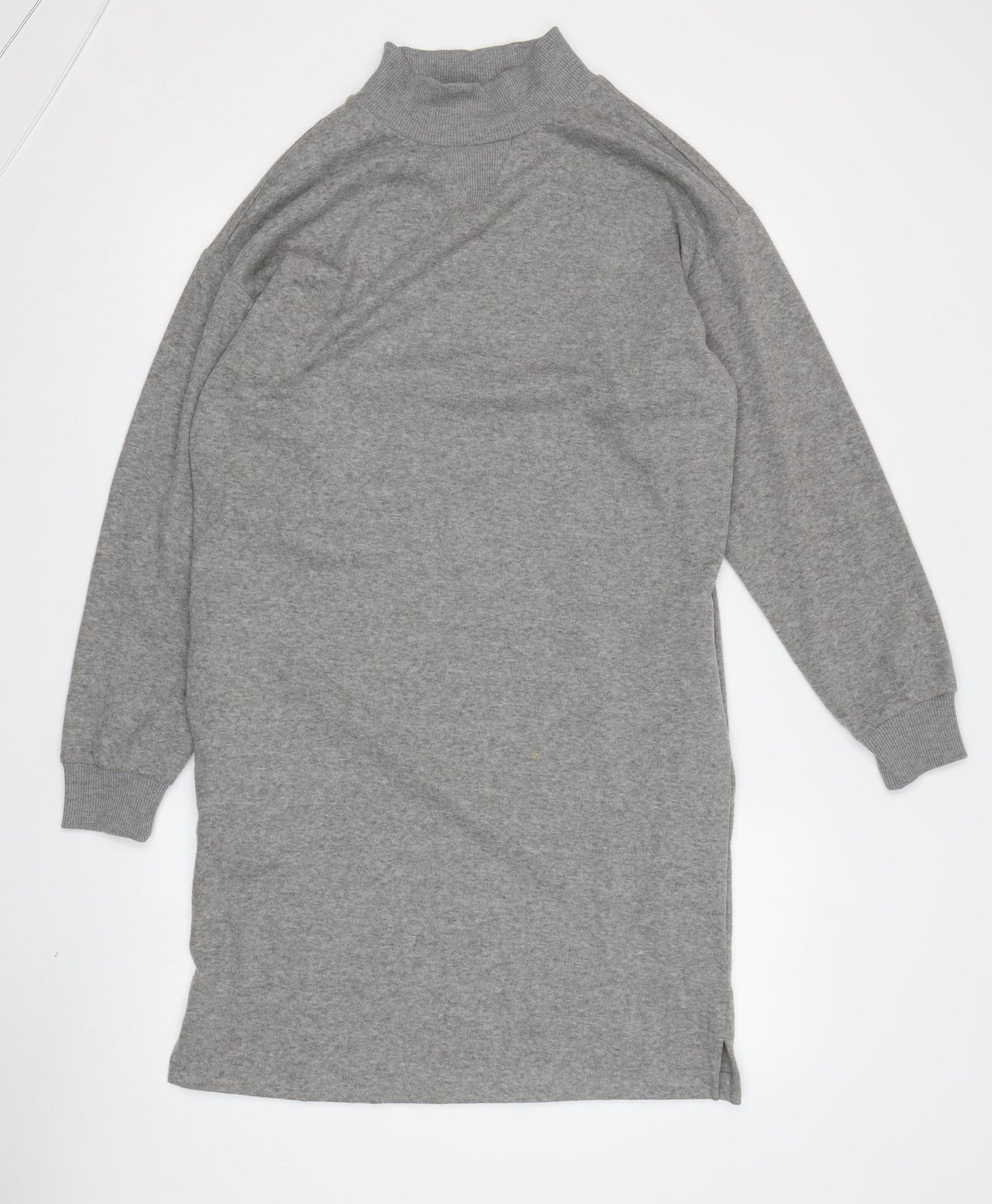 Marks and Spencer Women's Grey T-Shirt Dress, Size 6