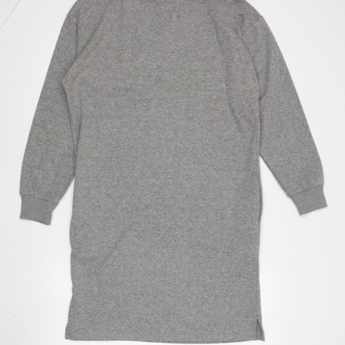 Marks and Spencer Women's Grey T-Shirt Dress, Size 6
