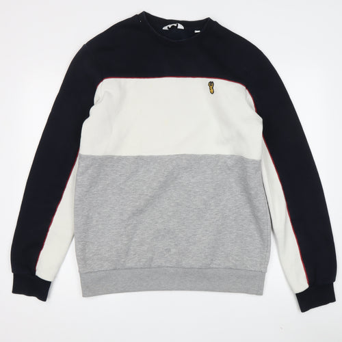 Next Men's M Crew Neck Colourblock Sweatshirt