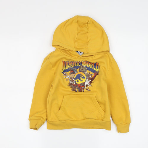 Jurassic World Boys Yellow Pullover Hoodie 3-4 Years
