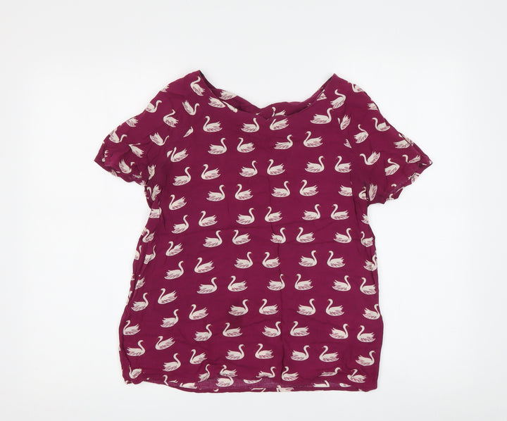 Vero Moda Women's XS Multicoloured Animal Print T-Shirt
