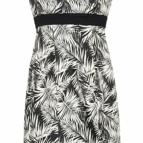 H&M Women’s Black Floral Strapless Dress Size 8