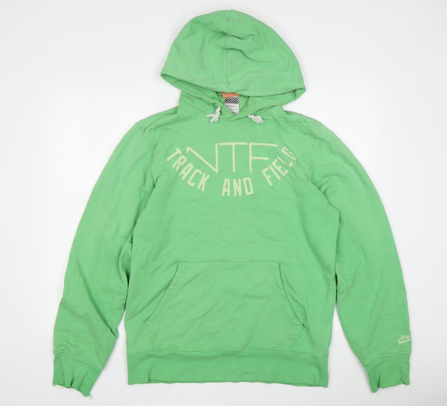 Nike Men's Green Small Pullover Hoodie Track