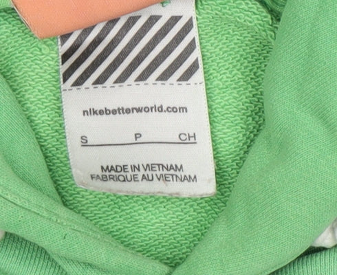 Nike Men's Green Small Pullover Hoodie Track