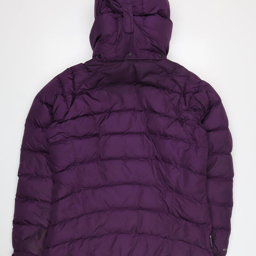 Rab Women's Purple Puffer Jacket, Size 12 - Winter Warmth