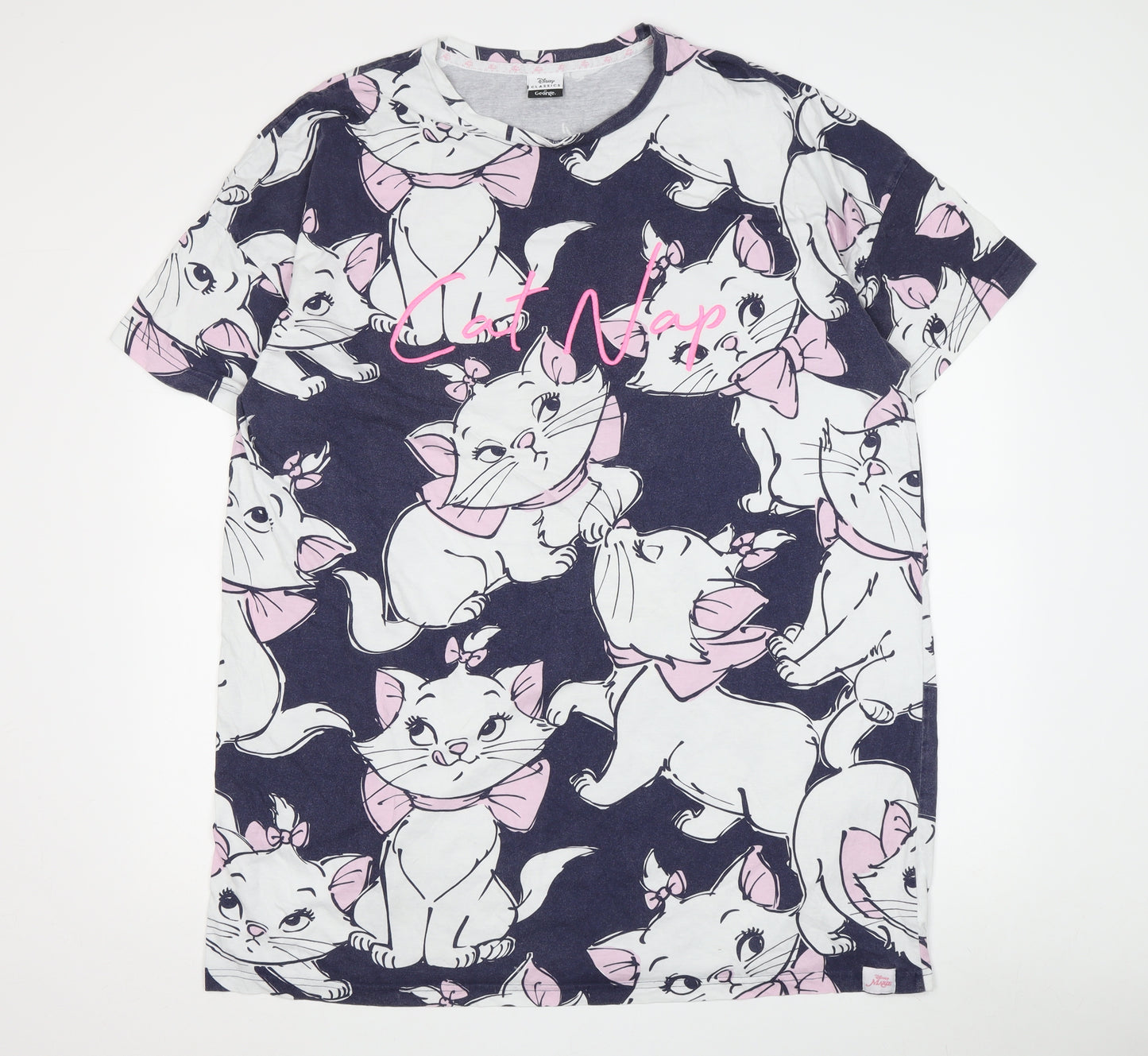 Disney Classics Women's Cat Nightshirt, Multicoloured, Size 16