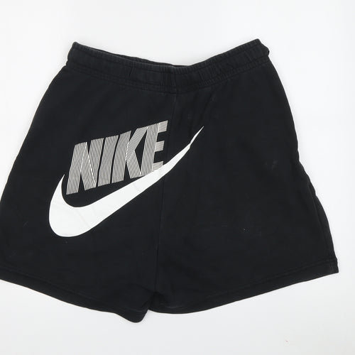 Nike Men's Black Sweat Shorts, M - Casual Sportswear