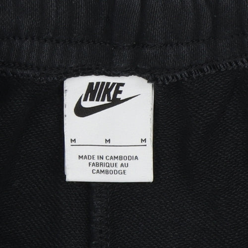 Nike Men's Black Sweat Shorts, M - Casual Sportswear