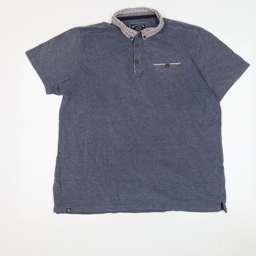 Kensington Eastside Men's Blue Polo, Size L, Casual Wear