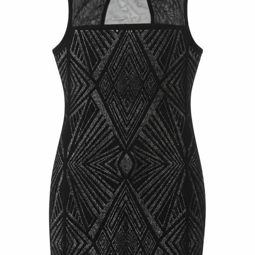Roman Women's Black Bodycon Party Dress Size 10