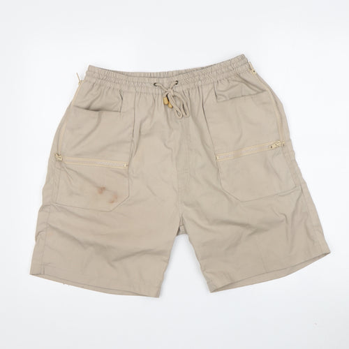 Tom Hagen Unisex Beige Cargo Shorts, Size L