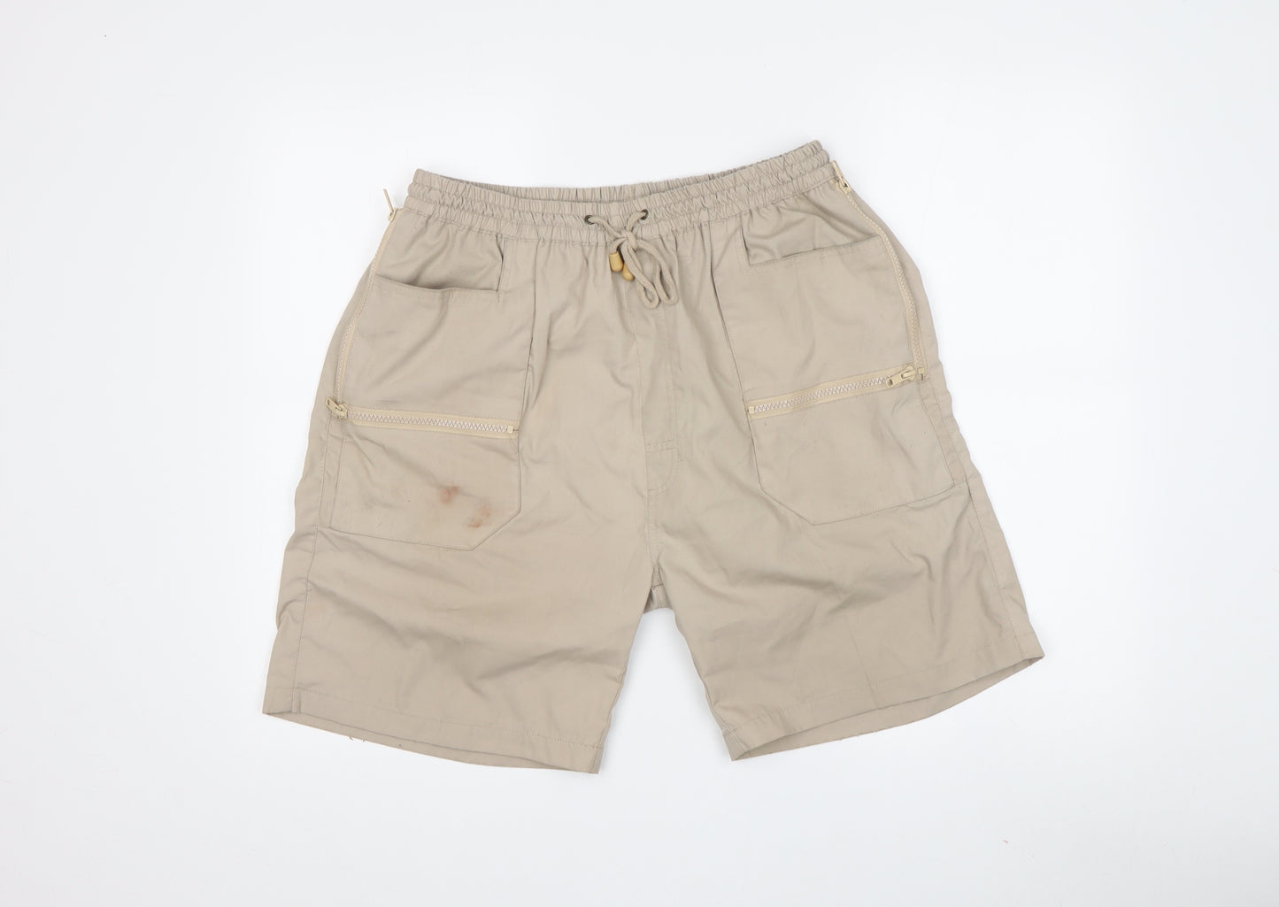 Tom Hagen Unisex Beige Cargo Shorts, Size L