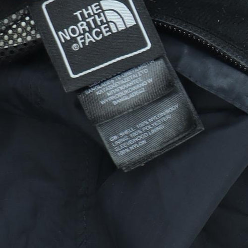 The North Face Women's Black Rain Jacket, Size L, Hooded, Waterproof