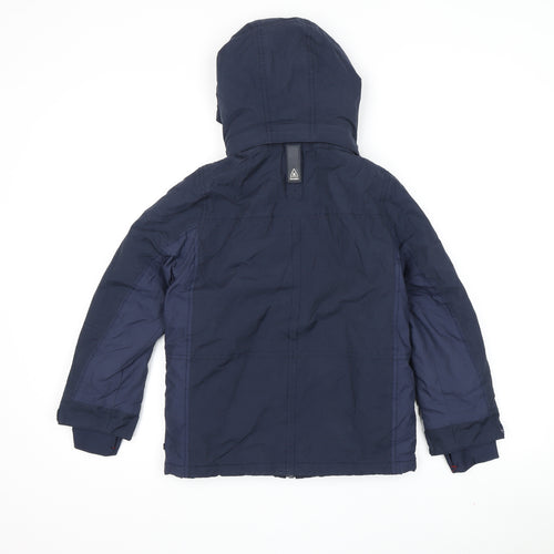 Gaastra Boys Blue Parka Jacket, Size 10, Windproof & Waterproof