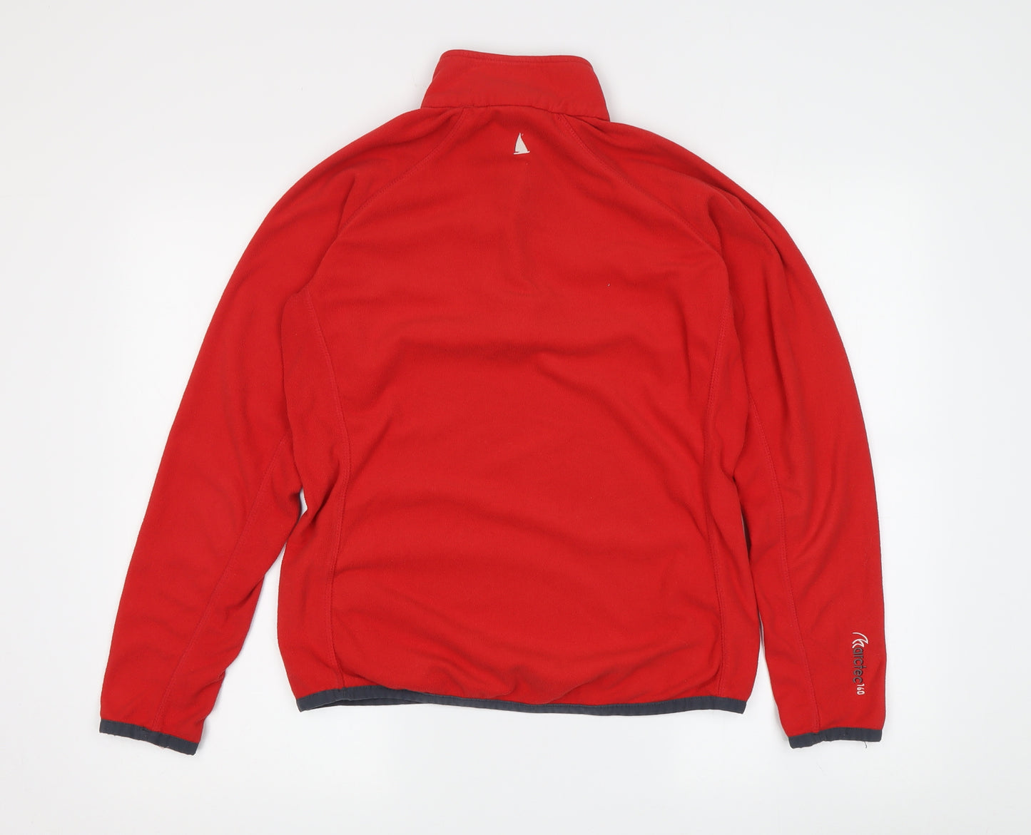 Musto Unisex Red Fleece Hoodie, Size 12