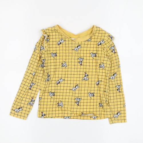 George Girls Yellow 101 Dalmatians T-Shirt, 2-3 Years